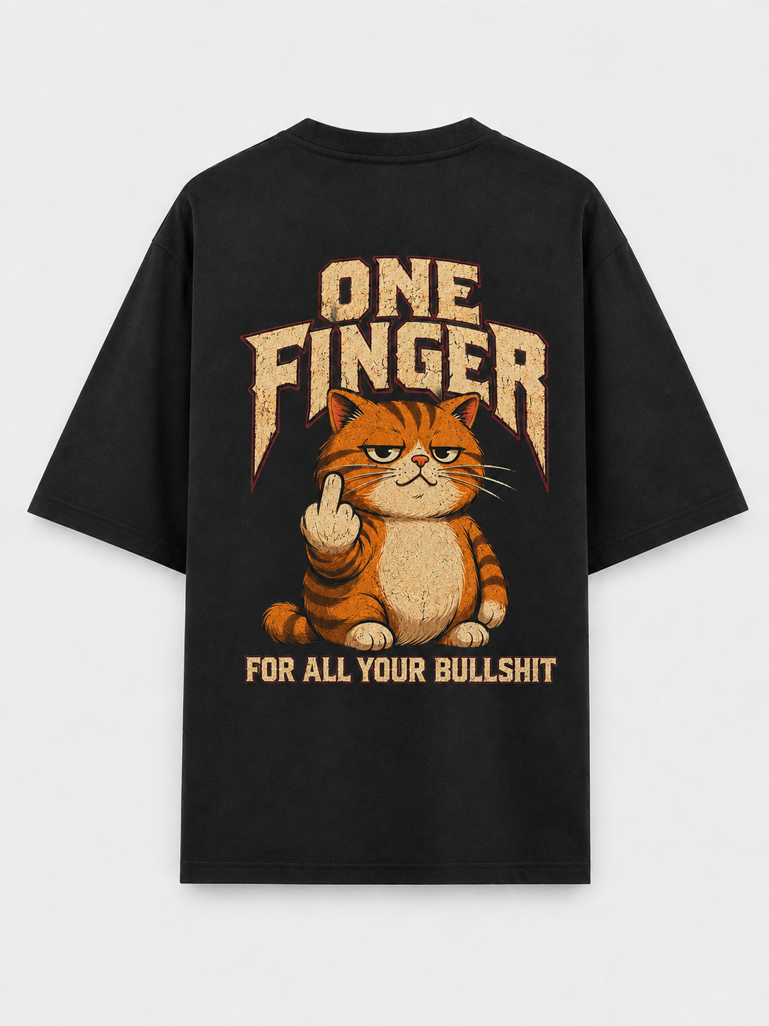 One Finger Energy Oversized T-Shirt